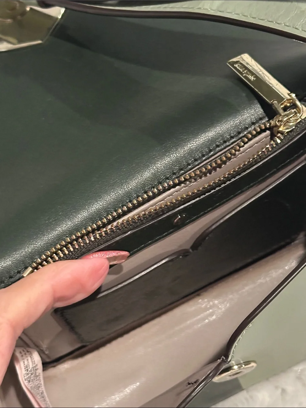 kate spade Two-Tone Greens Kate Spade Accent Crossbody